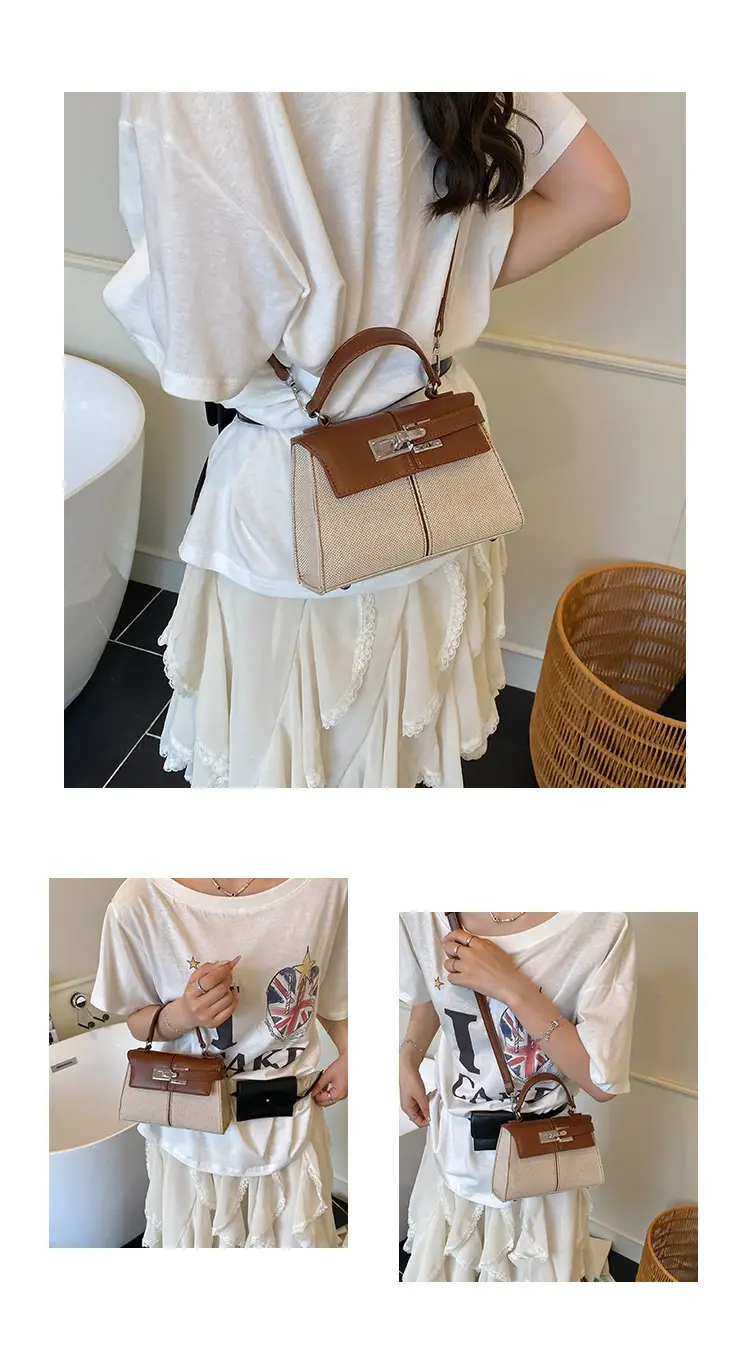 2025 New Kelly Bag High-End Fashion Brown Leather Crossbody — feature 5