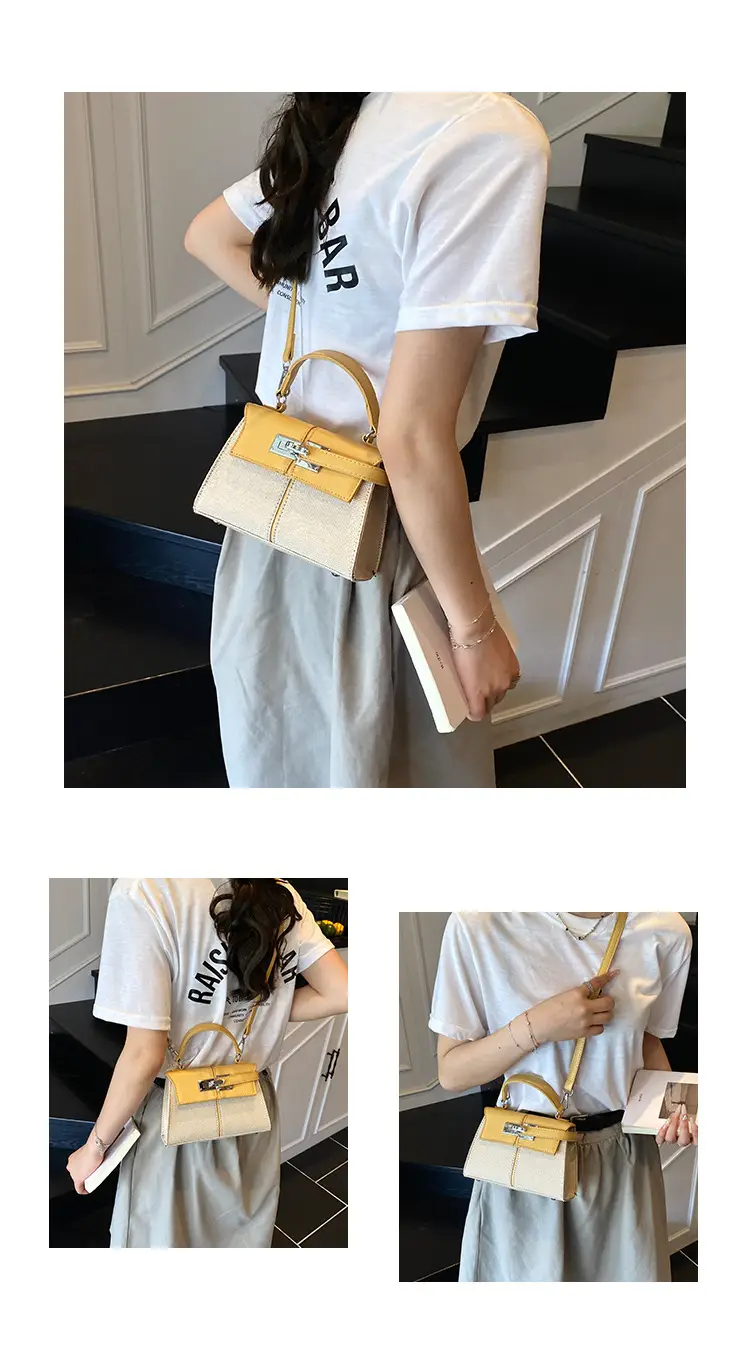 2025 New Kelly Bag High-End Fashion Brown Leather Crossbody — feature 7