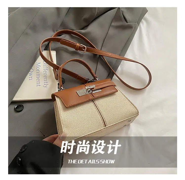 2025 New Kelly Bag High-End Fashion Brown Leather Crossbody — feature 9