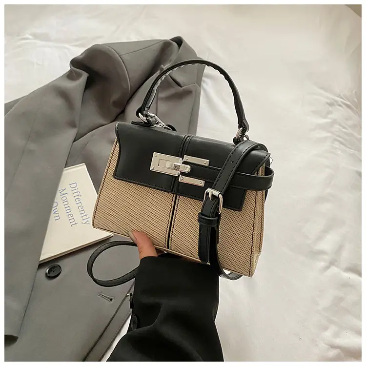 2025 New Kelly Bag High-End Fashion Brown Leather Crossbody - Image 2