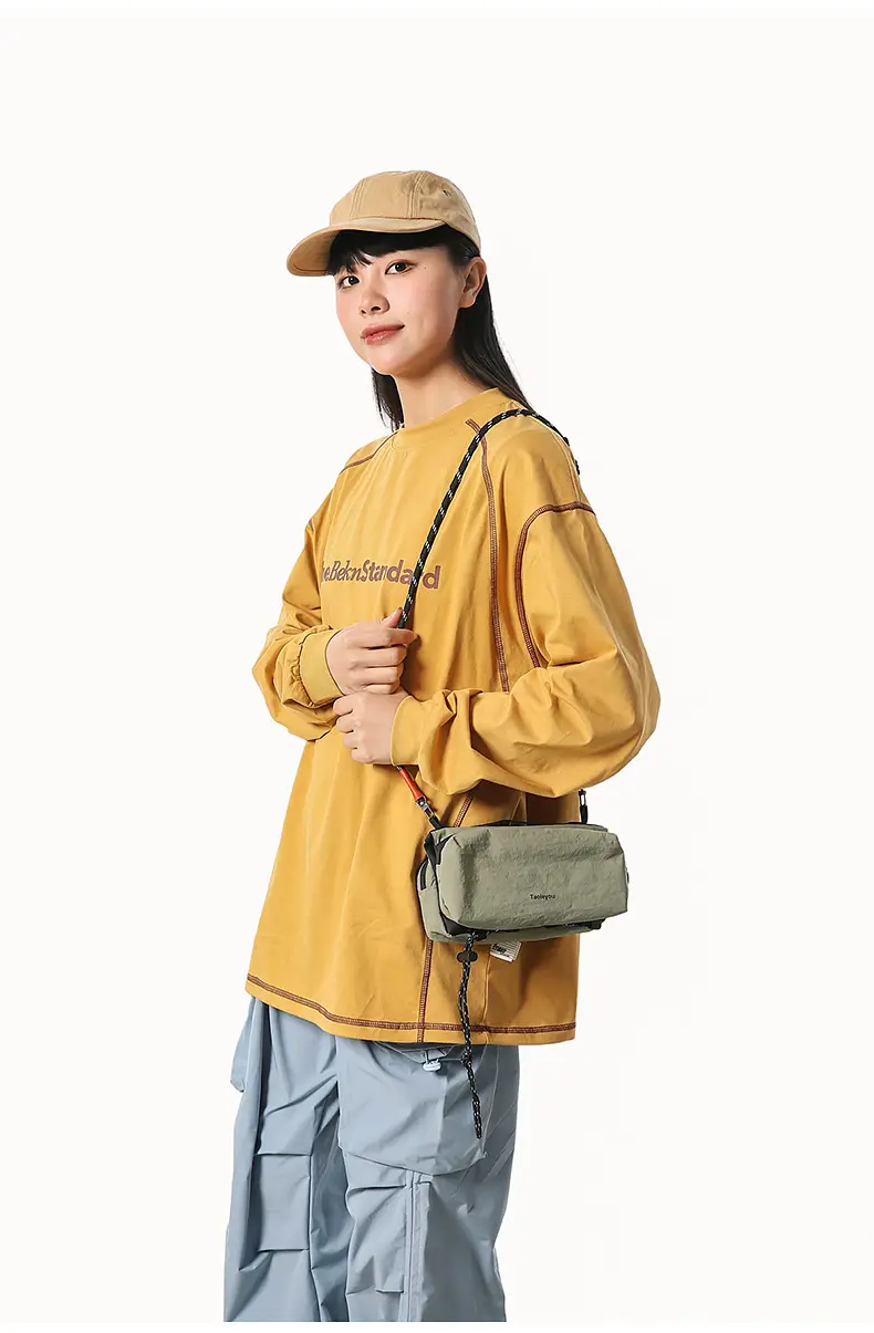 Tan Crossbody Bag for Men Women Mobile Phone Bag — feature 17