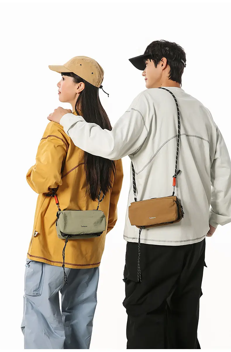 Tan Crossbody Bag for Men Women Mobile Phone Bag — feature 25