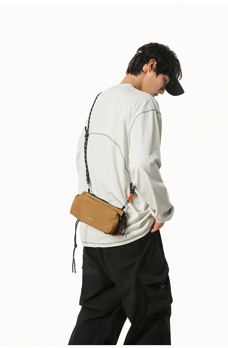 Tan Crossbody Bag for Men Women Mobile Phone Bag — feature 28