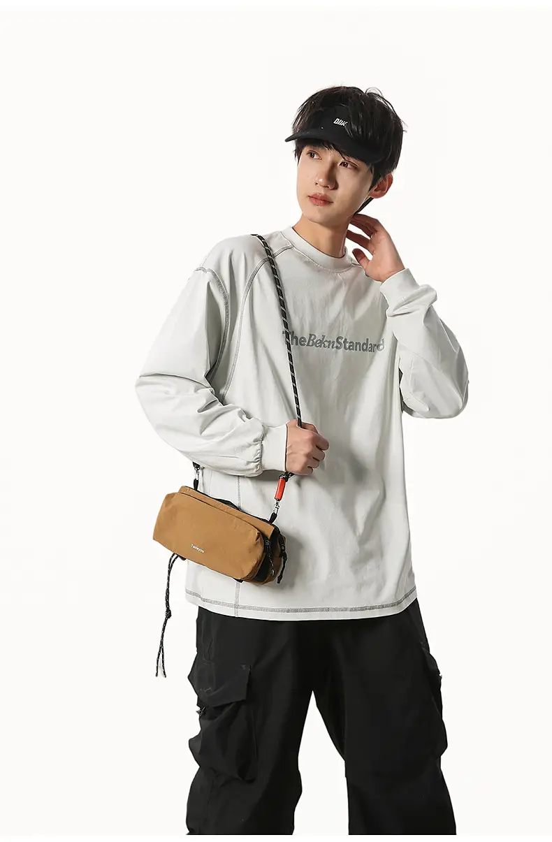 Tan Crossbody Bag for Men Women Mobile Phone Bag — feature 33