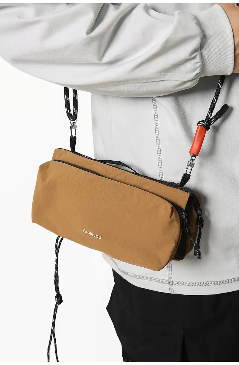Tan Crossbody Bag for Men Women Mobile Phone Bag — feature 34