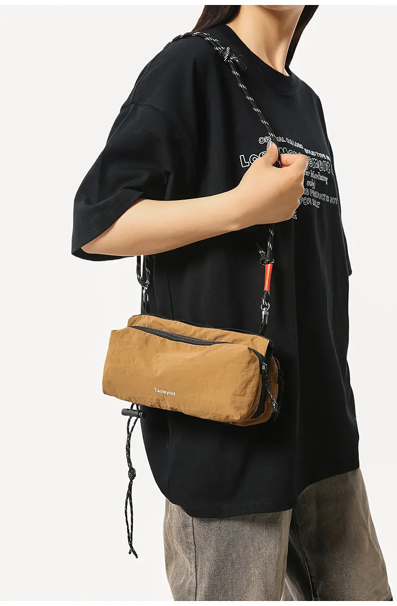 Tan Crossbody Bag for Men Women Mobile Phone Bag — feature 35