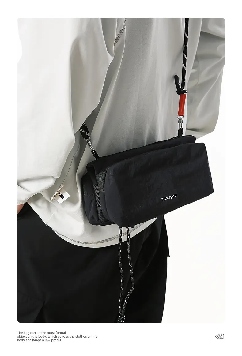 Tan Crossbody Bag for Men Women Mobile Phone Bag — feature 5