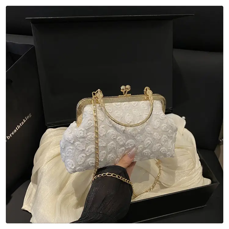 French Style Purple Lace Shoulder Bag for Women — feature 46
