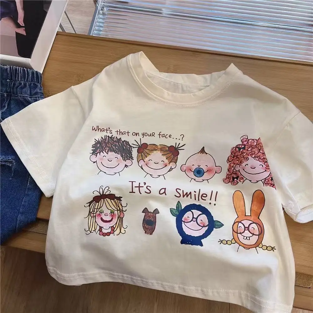 Children Cotton T-Shirts Set Summer Wear — feature 1