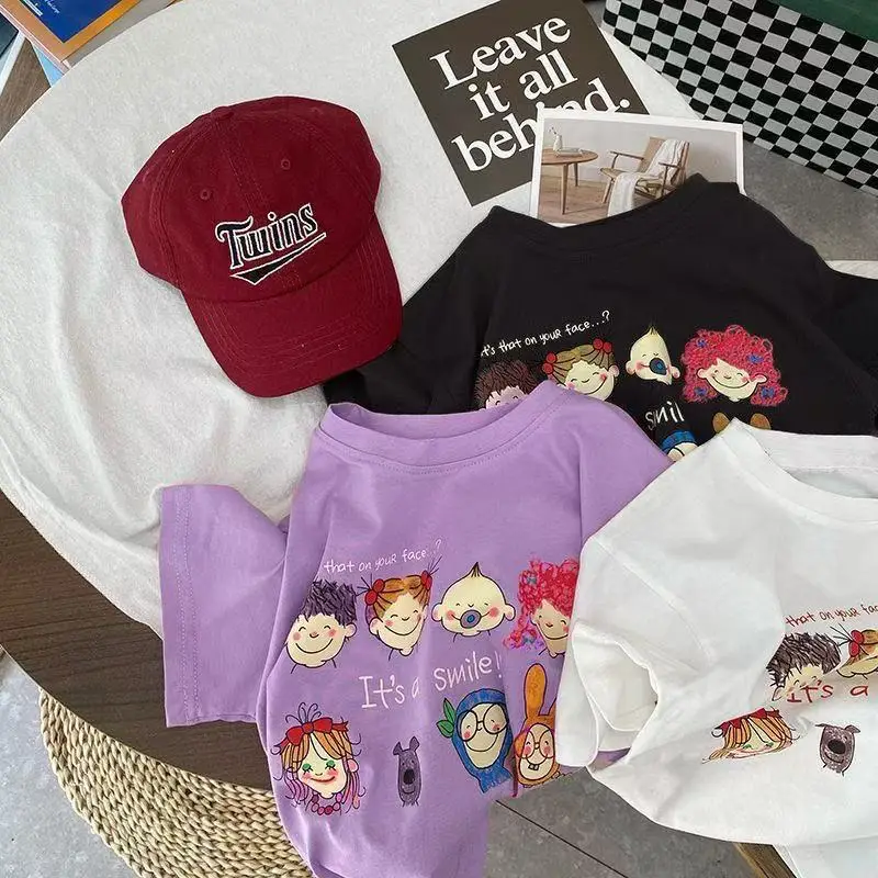 Children Cotton T-Shirts Set Summer Wear — feature 3