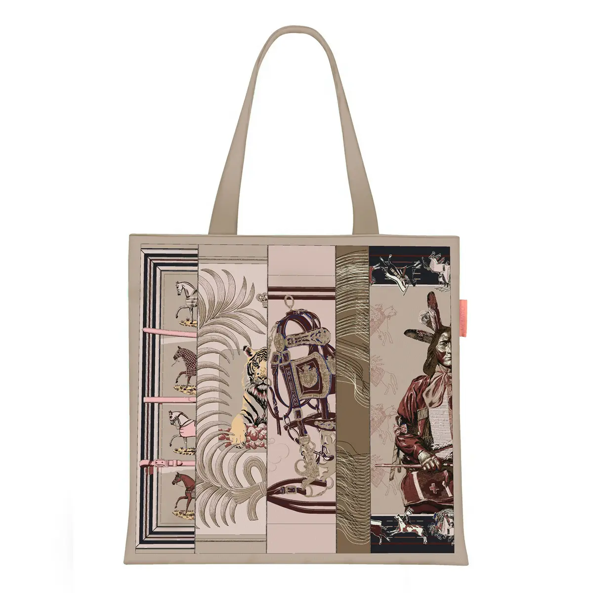 Green Korean Style Handheld Canvas Bag Large Capacity - Image 5