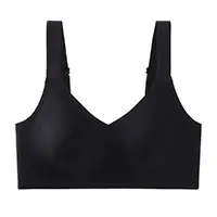 Large Size Four-Breasted Seamless Intimates for Women, Jelly Soft Support, Breast Reduction, Adjustable Type, No Rims, Super Soft Thin Bra