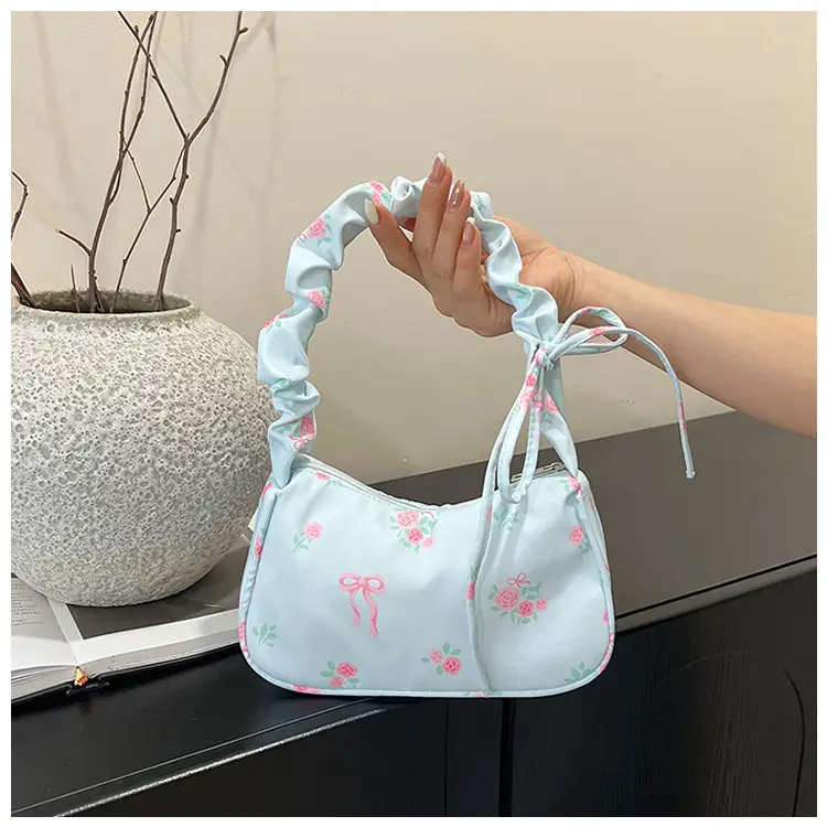 Black Floral Shoulder Bag for Women High-Looking Design — feature 19