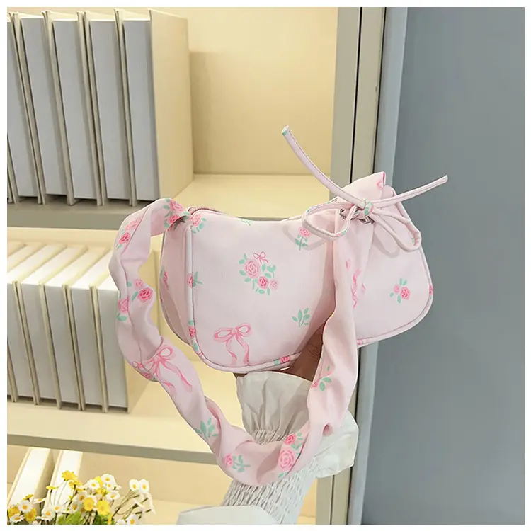 Black Floral Shoulder Bag for Women High-Looking Design — feature 25