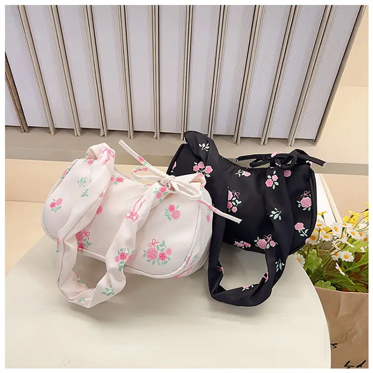 Black Floral Shoulder Bag for Women High-Looking Design — feature 28