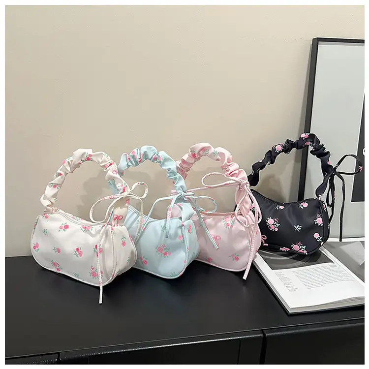 Black Floral Shoulder Bag for Women High-Looking Design — feature 29