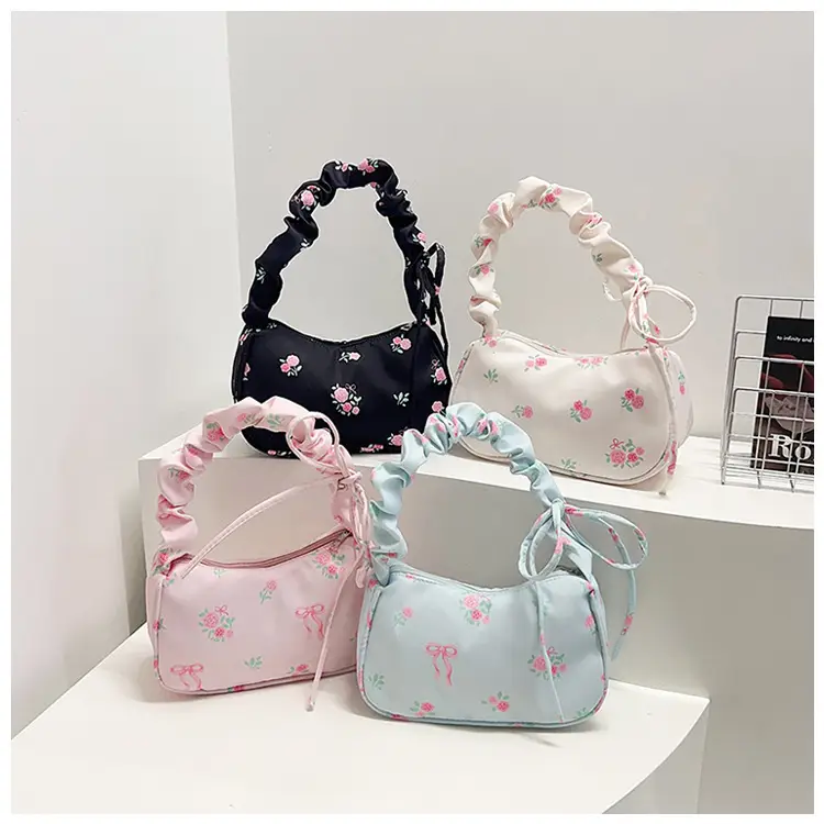 Black Floral Shoulder Bag for Women High-Looking Design — feature 30