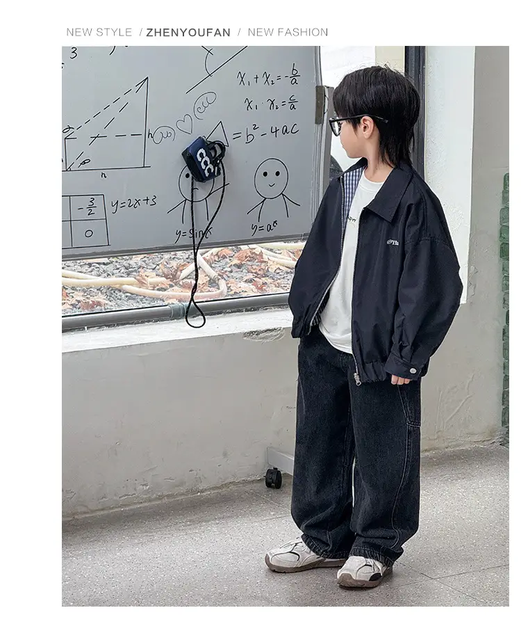 Kids Long Sleeve T-Shirt Grey 2026 Spring — feature 29