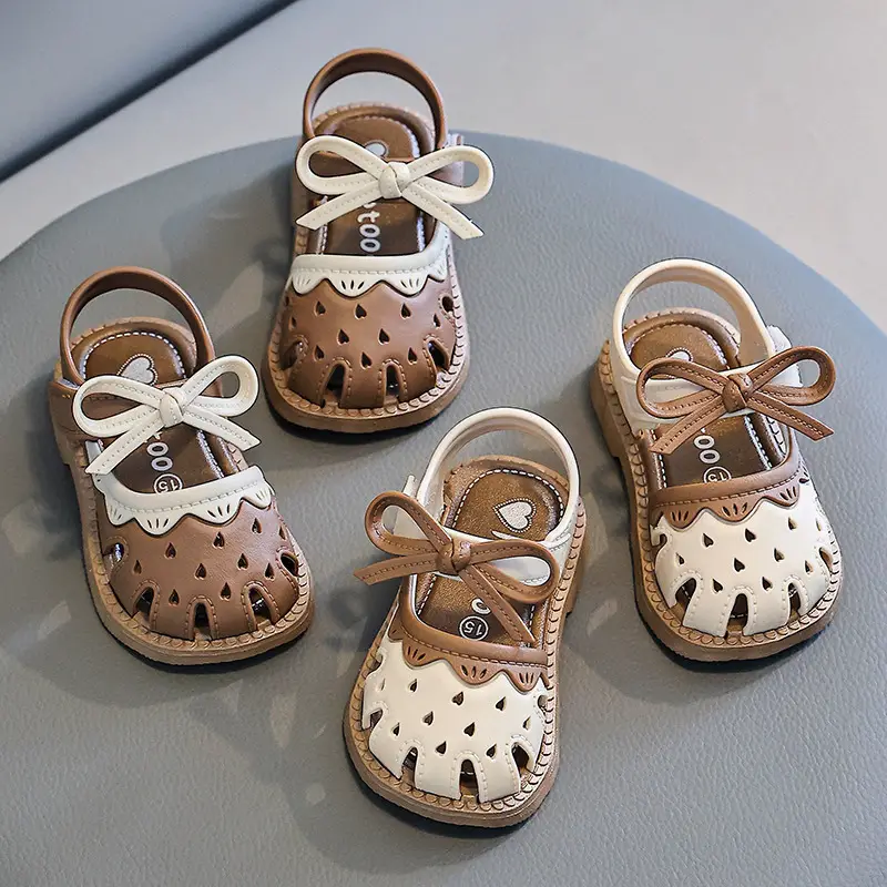 Baby Sandals Girls Princess Step Shoes Non-Slip Soft Sole Learning Summer New Baby Shoes Baotou Children - Image 6
