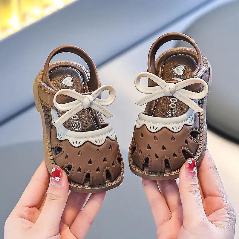 Baby Sandals Girls Princess Step Shoes Non-Slip Soft Sole Learning Summer New Baby Shoes Baotou Children - Image 7