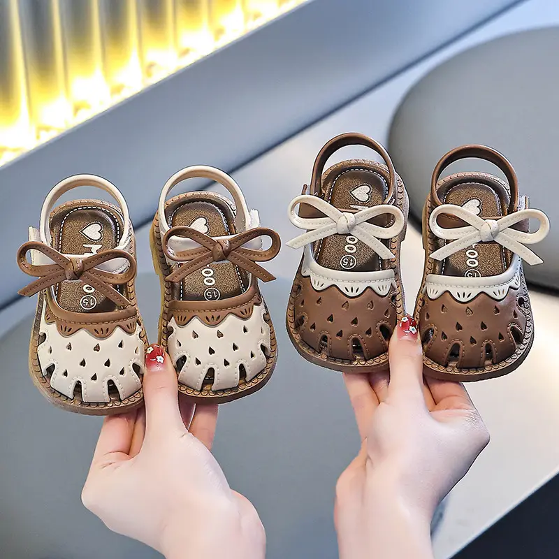 Baby Sandals Girls Princess Step Shoes Non-Slip Soft Sole Learning Summer New Baby Shoes Baotou Children - Image 8
