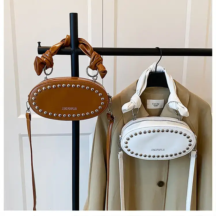 Red Rivets Crossbody Bag for Women — feature 14
