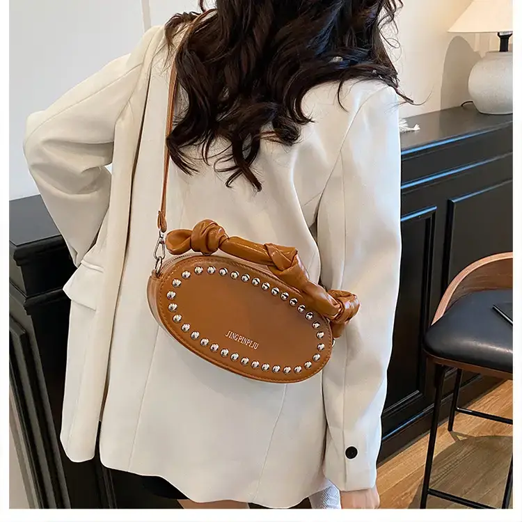 Red Rivets Crossbody Bag for Women — feature 16