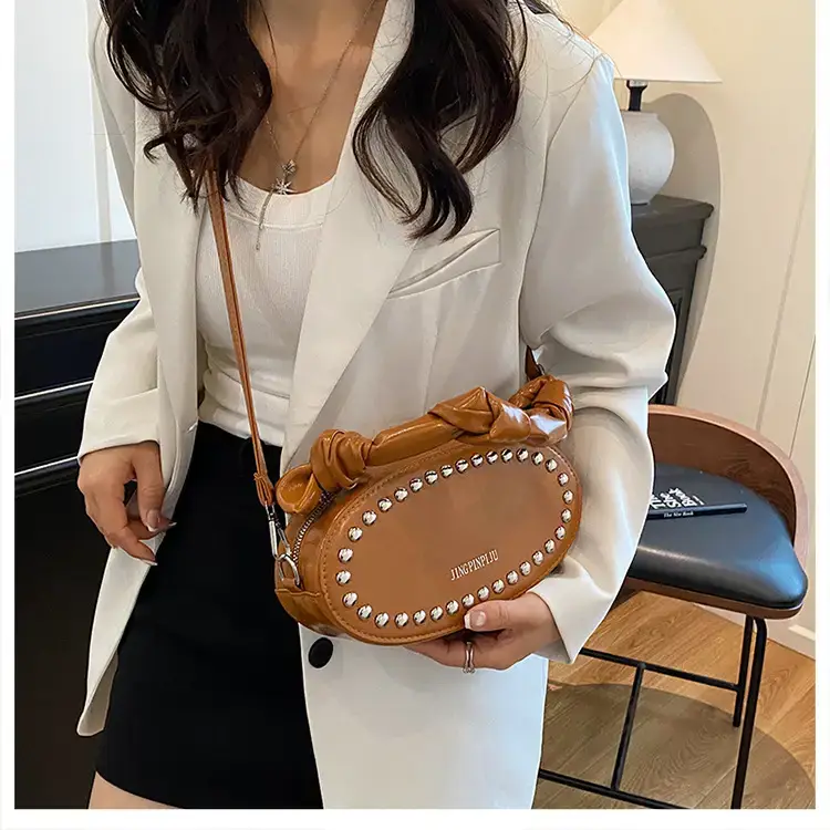 Red Rivets Crossbody Bag for Women — feature 21