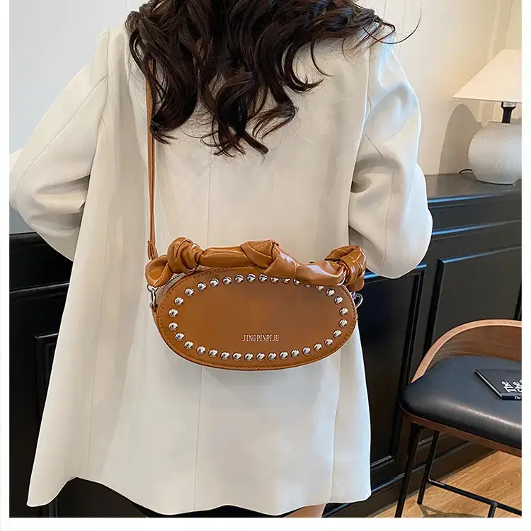 Red Rivets Crossbody Bag for Women — feature 22