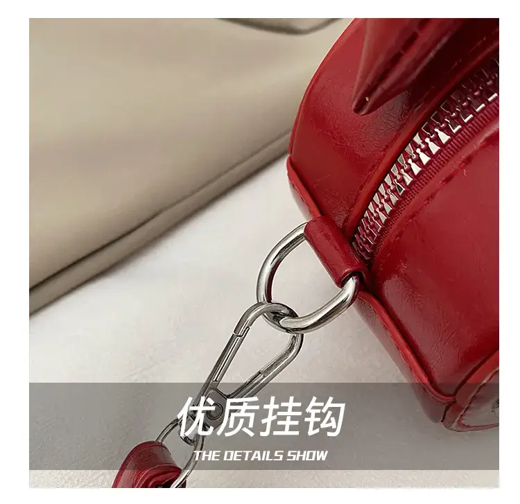 Red Rivets Crossbody Bag for Women — feature 4