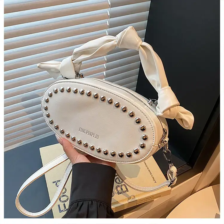 Red Rivets Crossbody Bag for Women — feature 8