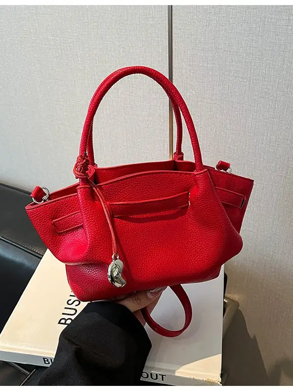 Red Crossbody Bag for Women 2025 Summer Large Capacity - Image 5