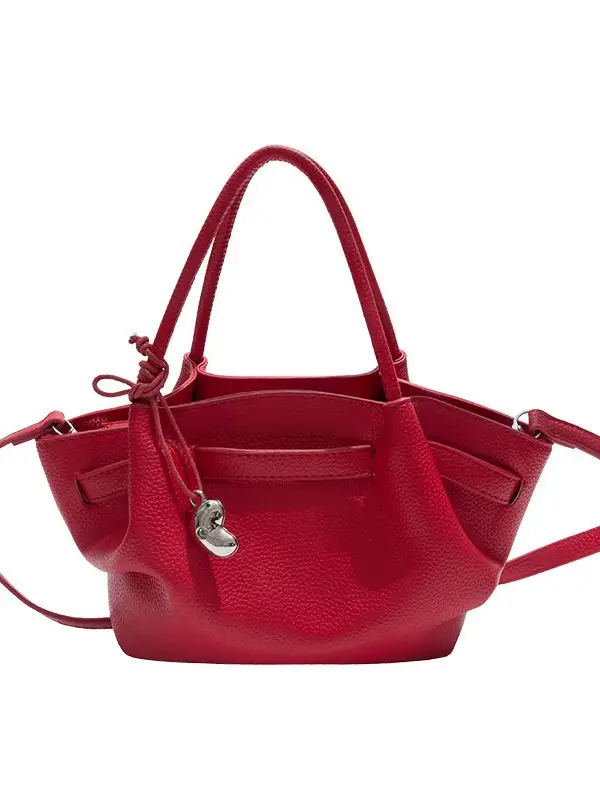 Red Crossbody Bag for Women 2025 Summer Large Capacity - Image 9