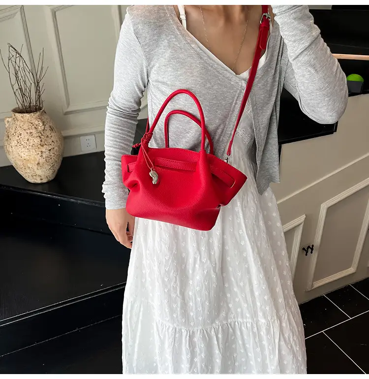 Red Crossbody Bag for Women 2025 Summer Large Capacity — feature 21