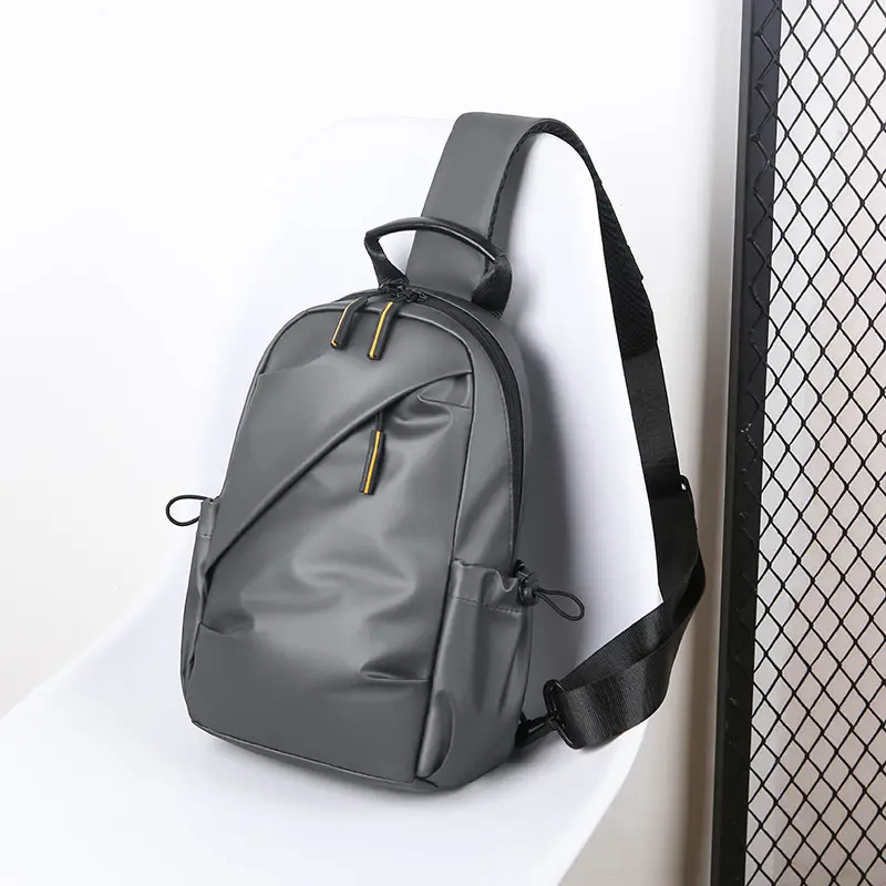Men's Blue Casual Crossbody Bag Large Capacity
