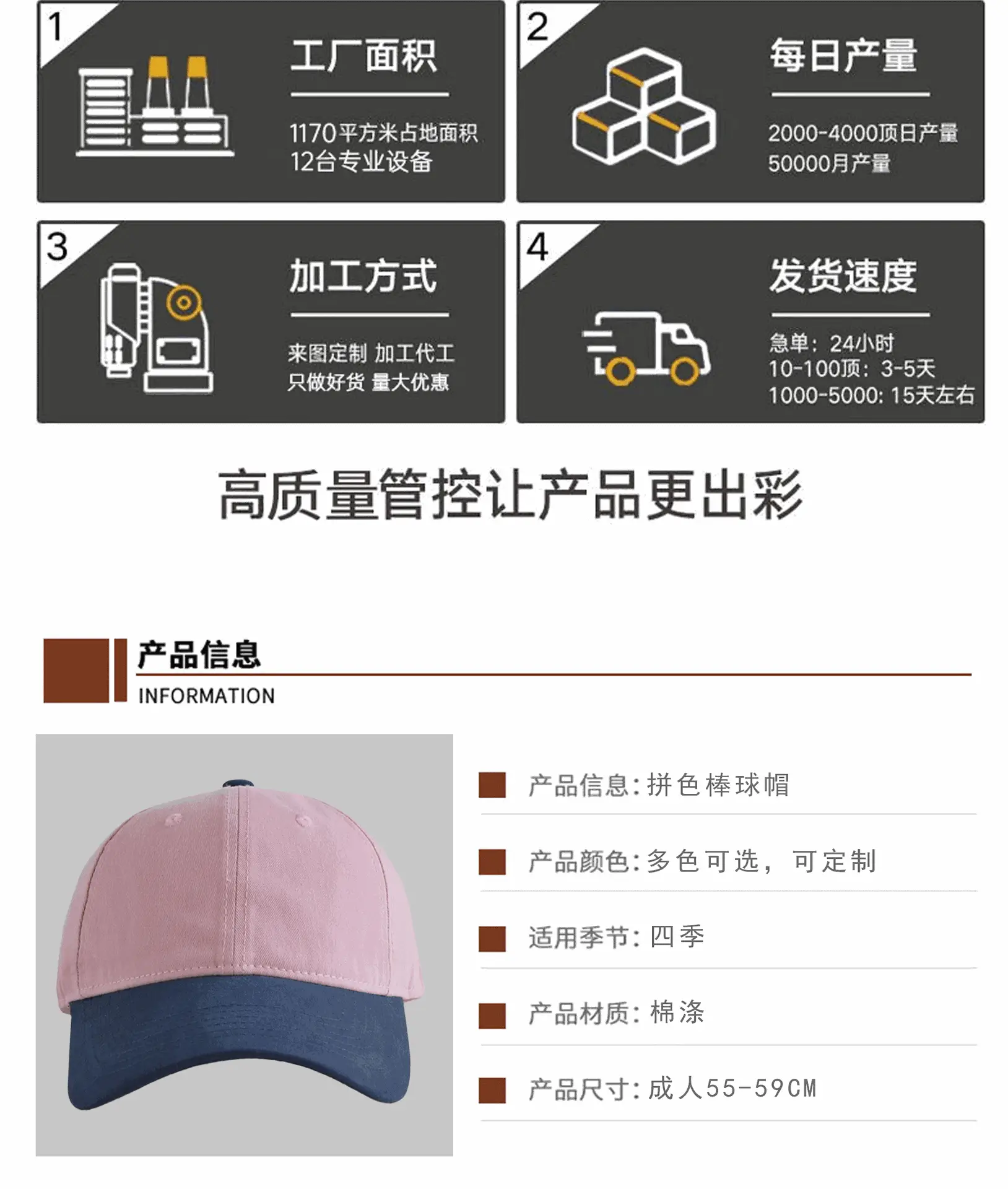 Custom Embroidered Baseball Caps for Men Women Spring Autumn Summer Korean Style Heat Transfer Duck Caps — feature 24