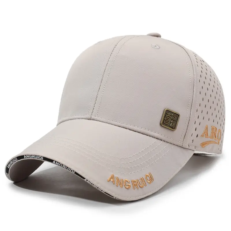 Men's Black Mesh Baseball Cap ANGRUIO - Image 3