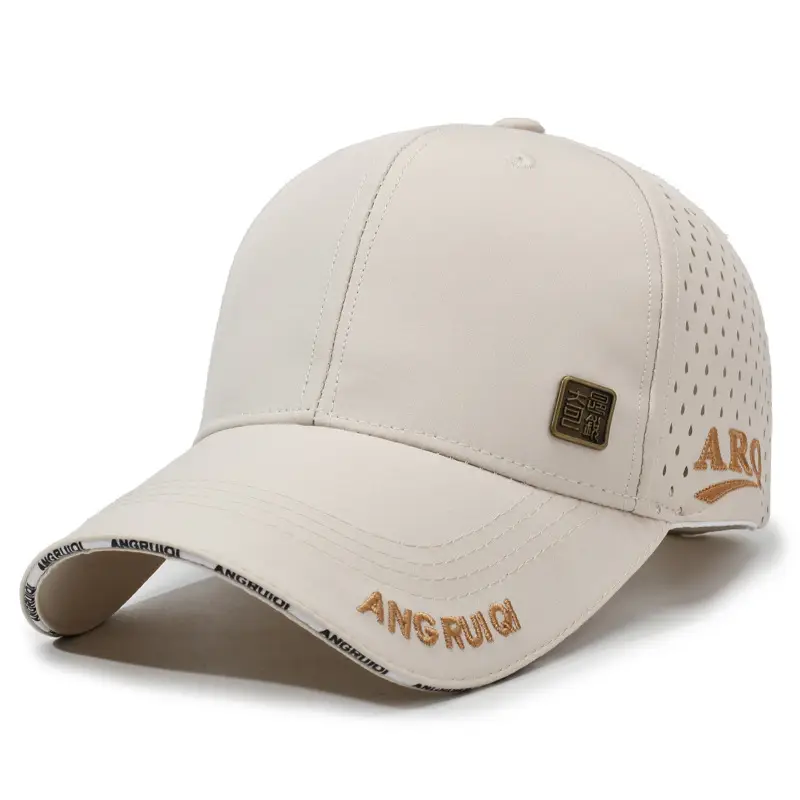 Men's Black Mesh Baseball Cap ANGRUIO - Image 4