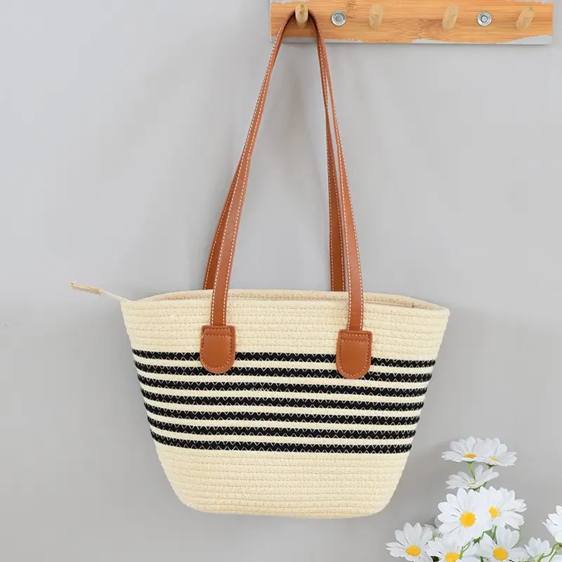 Women Straw Handbag 2026 New Design 1 Pc - Image 6