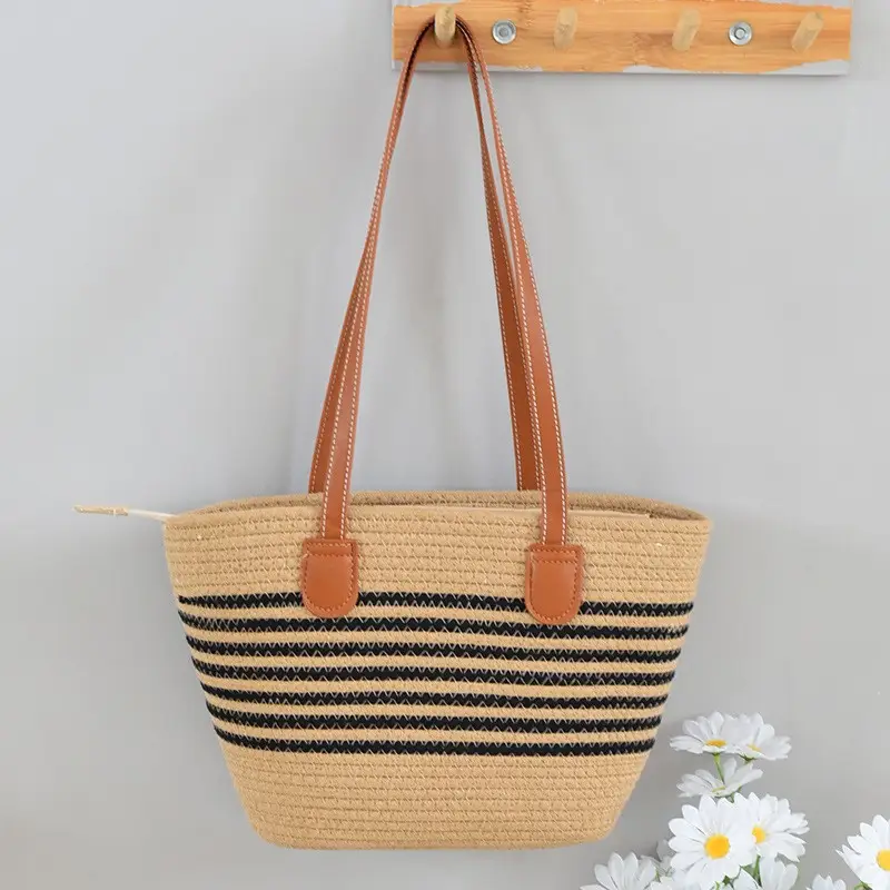 Women Straw Handbag 2026 New Design 1 Pc - Image 7