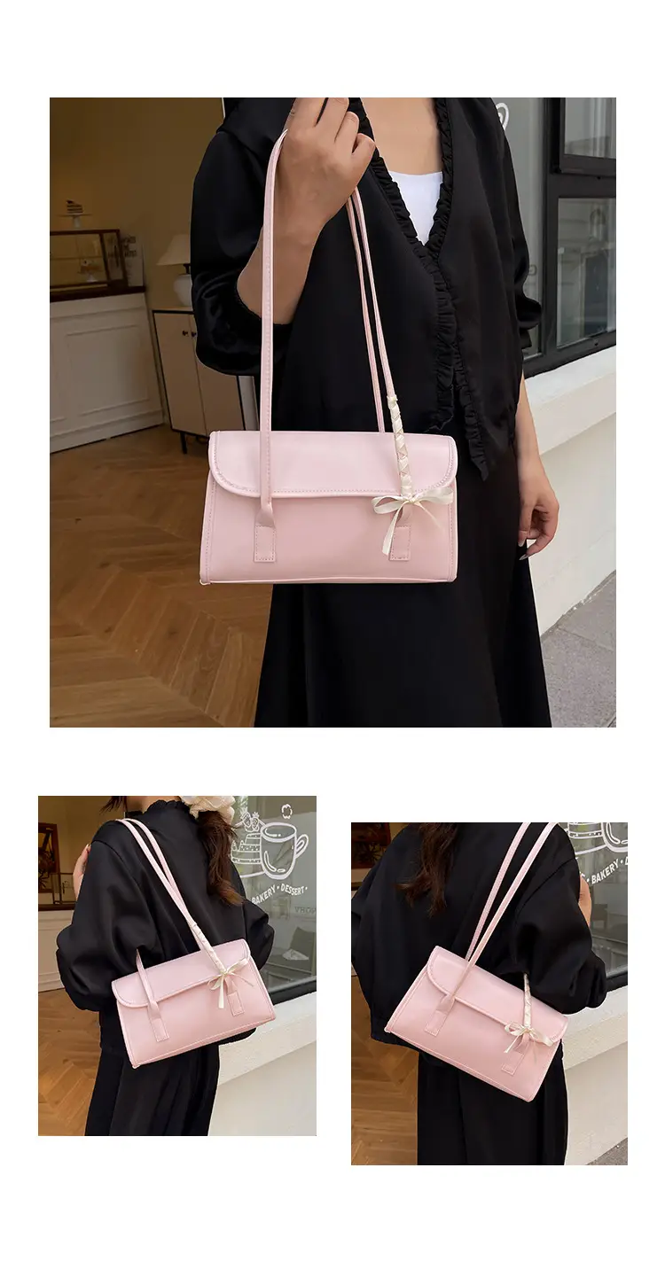 Pink French Style Shoulder Bag for Women 2025 — feature 10