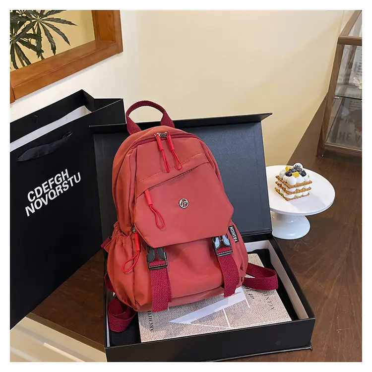 Yellow Multifunctional Shoulder Backpack for Girls - Image 6
