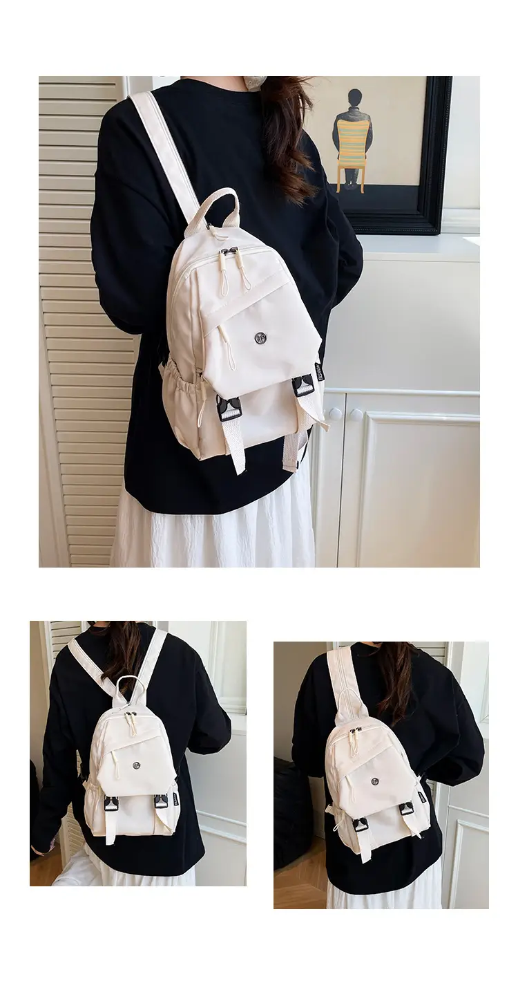 Yellow Multifunctional Shoulder Backpack for Girls — feature 10