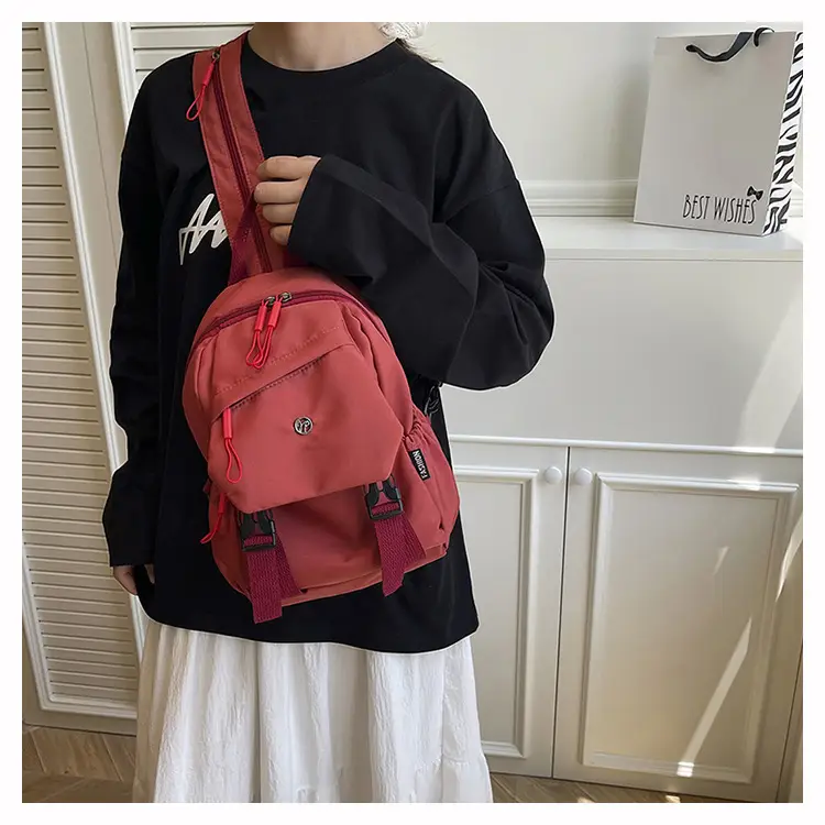 Yellow Multifunctional Shoulder Backpack for Girls — feature 20
