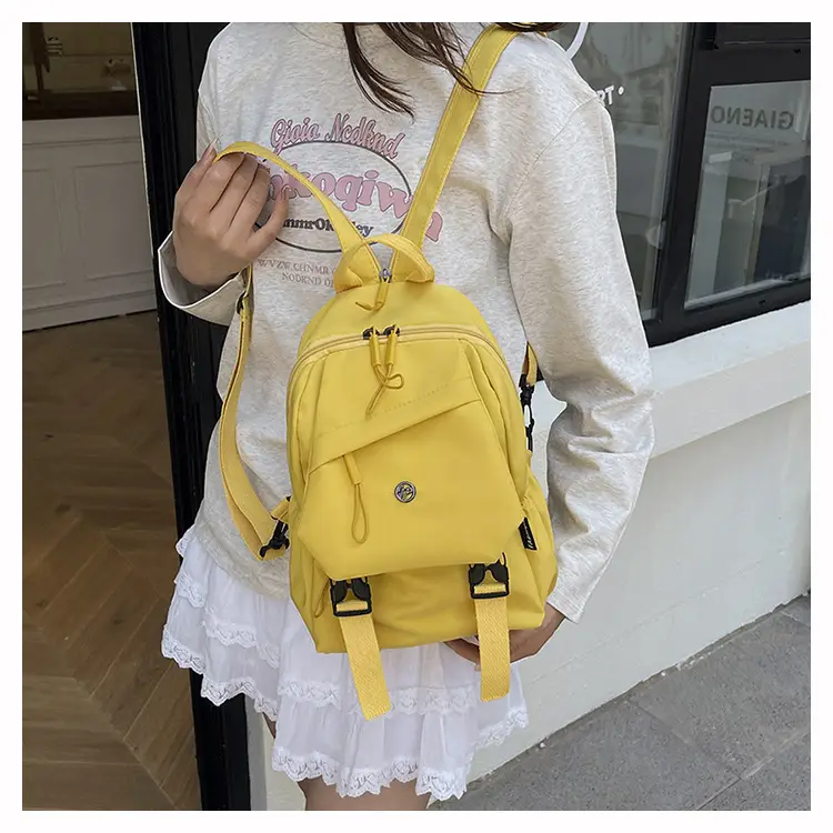 Yellow Multifunctional Shoulder Backpack for Girls — feature 21