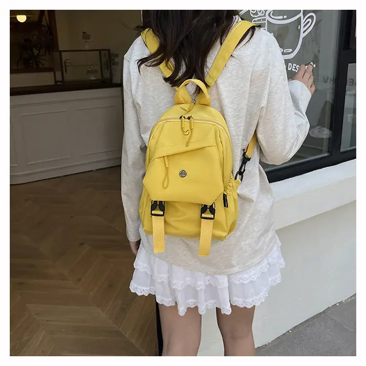 Yellow Multifunctional Shoulder Backpack for Girls — feature 22