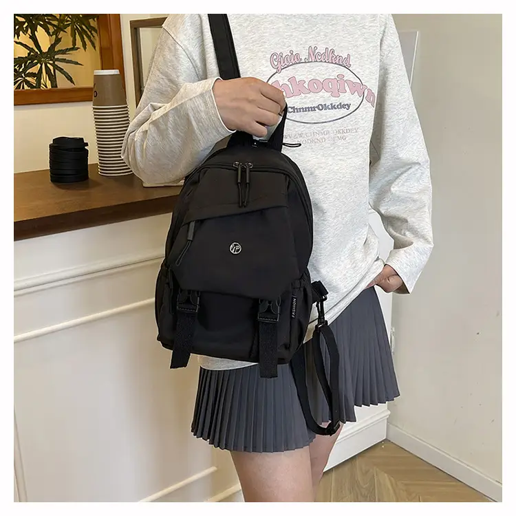 Yellow Multifunctional Shoulder Backpack for Girls — feature 24