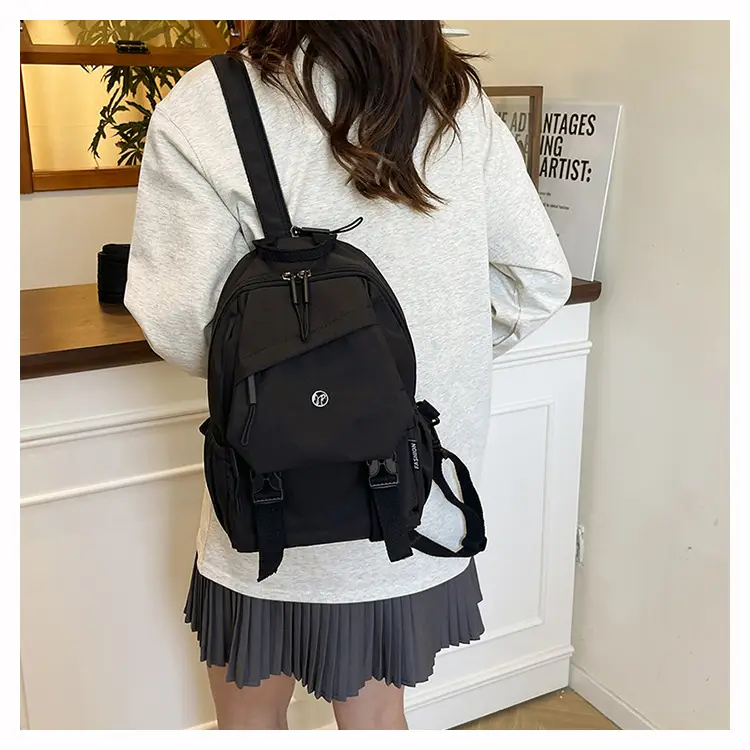 Yellow Multifunctional Shoulder Backpack for Girls — feature 25