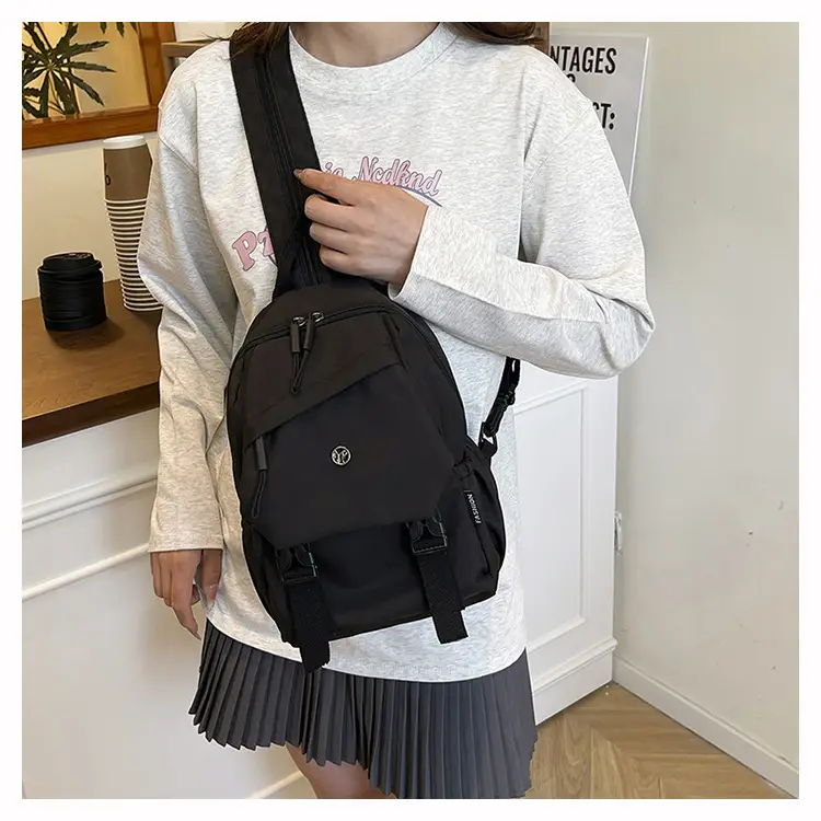 Yellow Multifunctional Shoulder Backpack for Girls — feature 26