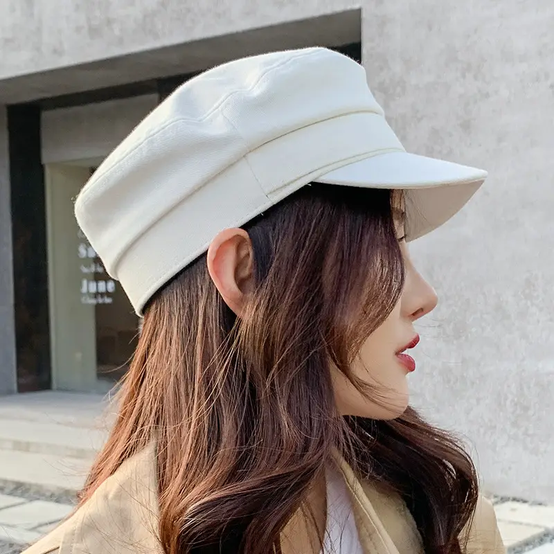 Navy Star Cap Women Autumn Casual Flat Cap - Image 15